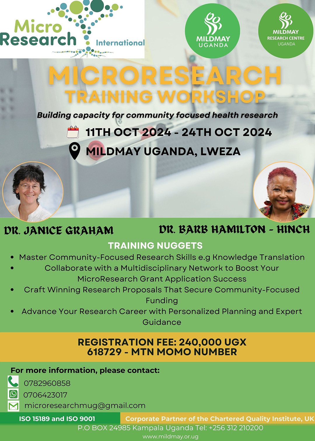 MRCU - Microresearch Training Workshop 2024